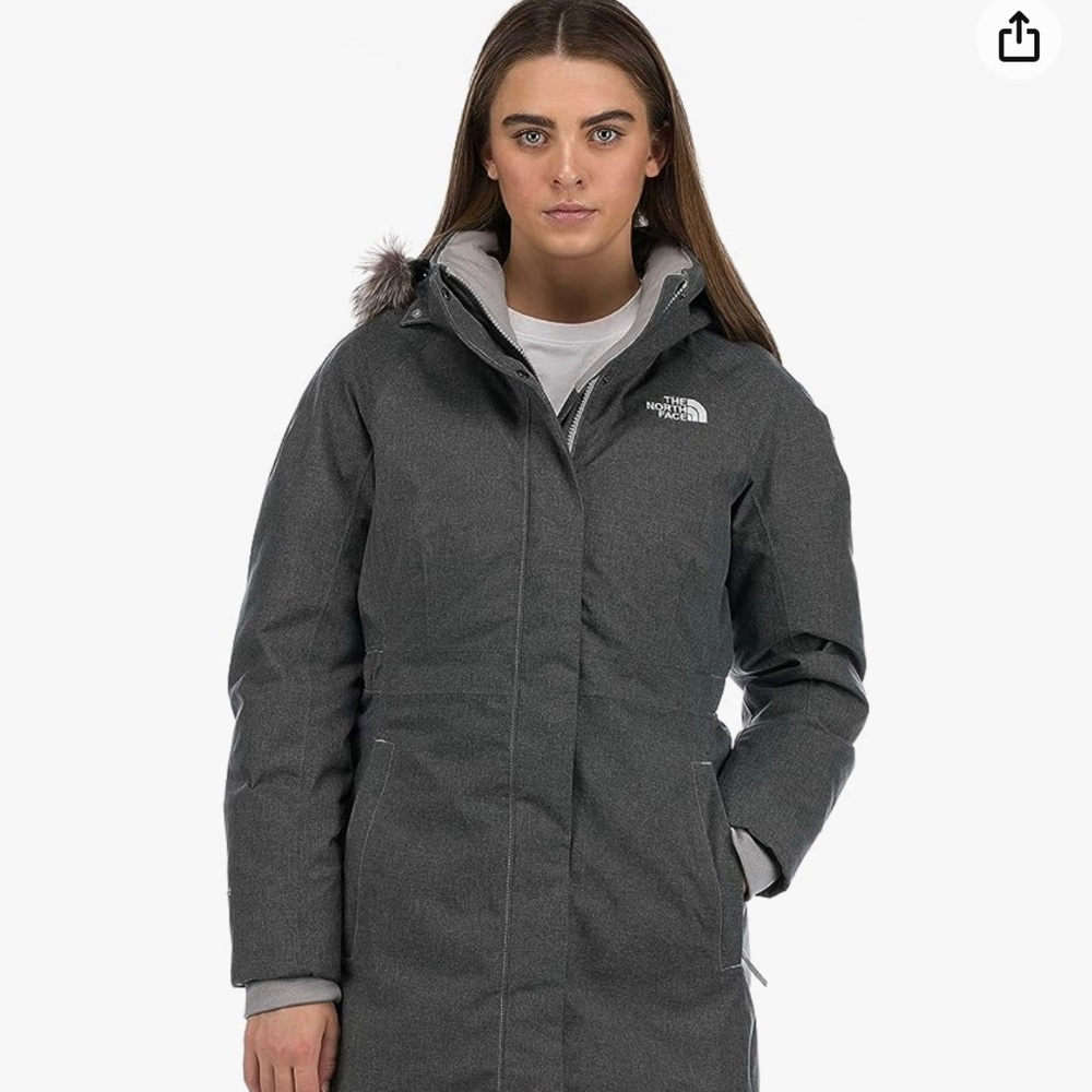 North Face women’s Jump Down Parka.